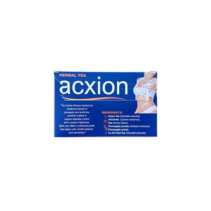 Acxion Herbal Pineapple & Green Tea Blend – Traditional Artichoke,
