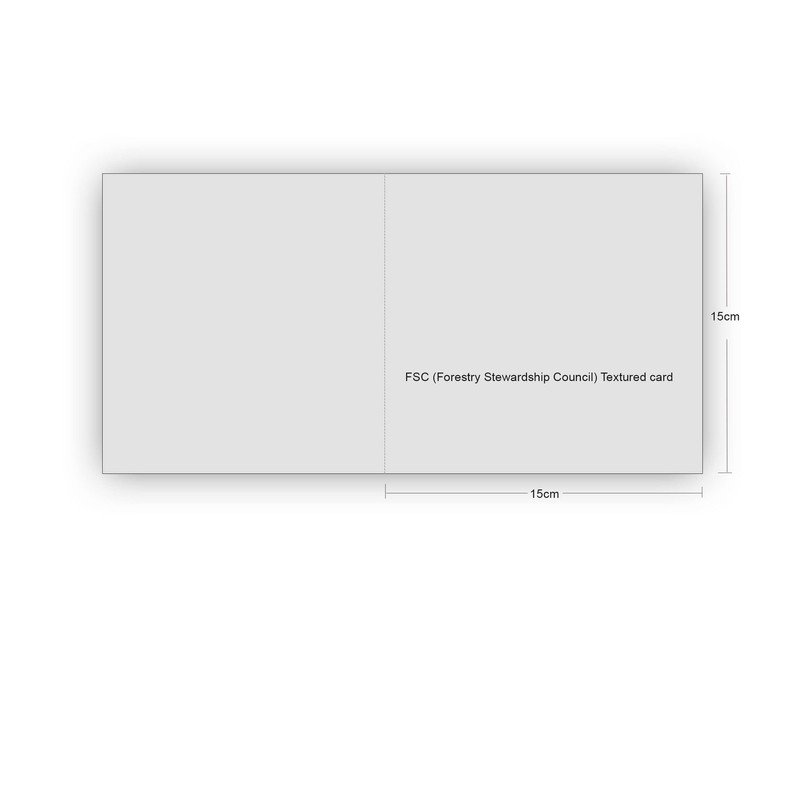 Highland Cow Quality Blank Birthday Card