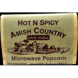 Amish Country Hulless Microwave Hot N Spicy Popcorn, 3.5 oz.