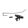 Motoforti Hood Latch Rod Release Handle and Retainer Clip Set,for