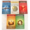 FIVE-BOOK GEORGE MARTIN SET: THRONES, KINGS, SWORDS, CROWS, DRAGONS (Song