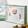 Baby Picture Frame Handprint Footprint Kit First Year Keepsake Photo