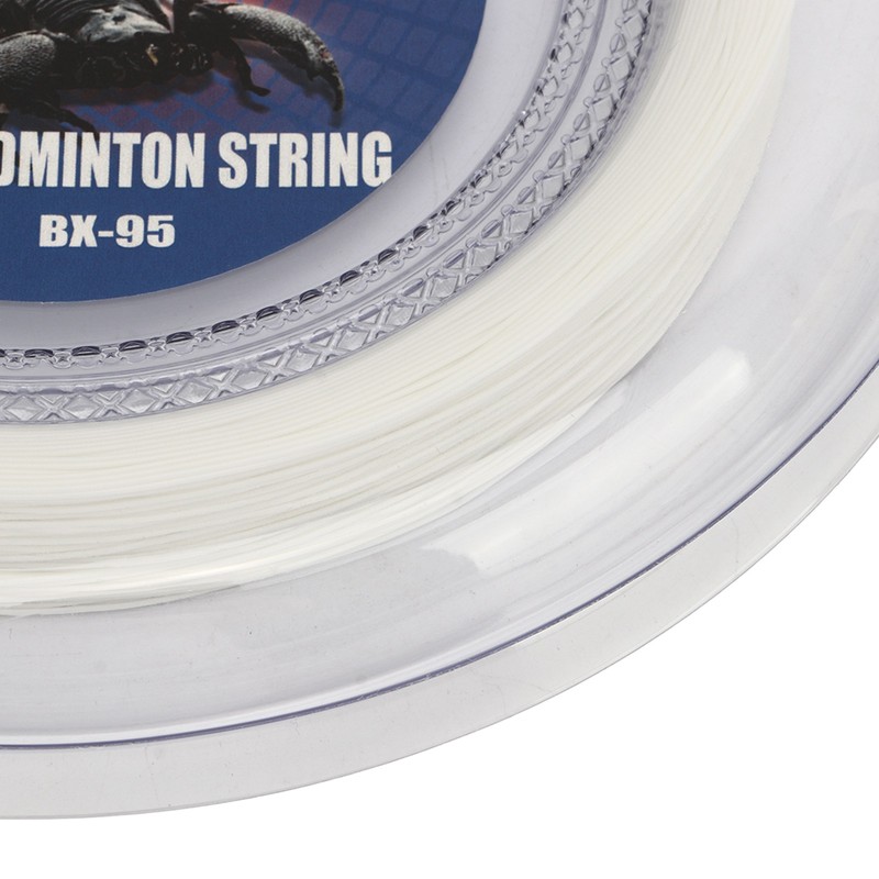 POWERTI Badminton Racquet String High Elasticity Wear Resistant Resin Fibre