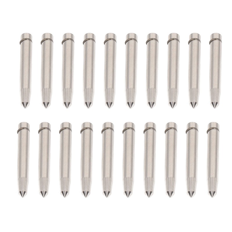 20PCS Center Punch Replacement Bits Alloy Steel Hole Punch Heads