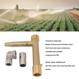 HEEPDD Brass Quick Coupler Key, G1 Quick Connect Valve Key for Outdoor Garden Farm Irrigation Tool