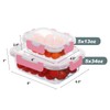 KOMUEE 10 Pack Glass Food Storage Containers, Meal Prep Containers