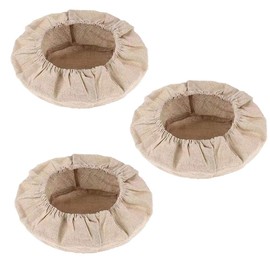 3Pcs Bread Proofing Basket Cloth Liner Linen Liner Cloth Dough Basket Cover for Bakery Home Baking