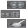 Empty Sample Pots, 4 Pcs Empty Plastic Cosmetic Jars, Clear