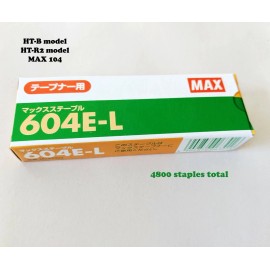 MAX104-Max Tapener HT-R2 Plant Tie Tape 4mil 300 ft x1/2 and  STAPLES MAX104-Max - STAPLES 4800 Qty.