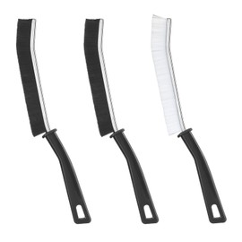 jatimdotina 3 Stück Hartborsten Eckenreinigungsbürste, Spaltreinigungsbürste, Multifunktionale Fugenreinigungsbürste, Reinigungsbürste für Küche, Bad, Fenster, Toilette, Badewanne, Spüle, Fenster