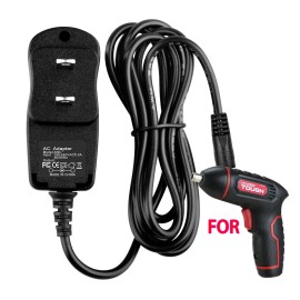 HJHLSTJK AC Adapter For Hyper Tough 4 Volts Lithium-Ion Cordless Screwdriver AQ 70053N