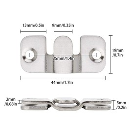 Bilderrahmen Aufhänger, Tiberham Ineinandergreifender Bildaufhänger, Schwerlast Foto Rahmen Hänge Haken Möbelverbinder für Home Office Foto Bild Gemäld Anzeige Kunstgalerie Wandhalterung (10 Paare)