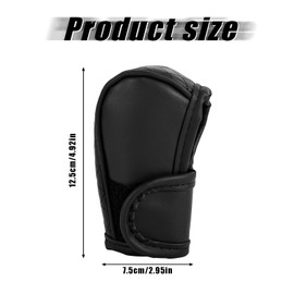 BOXOB Schalthebel Abdeckung Leder, Rutschfest, Langlebig Auto-Schalthebelabdeckung Staubdicht Wasserdicht Schaltknauf Abdeckung Dekoratives Zubehör für PKW LKW SUV