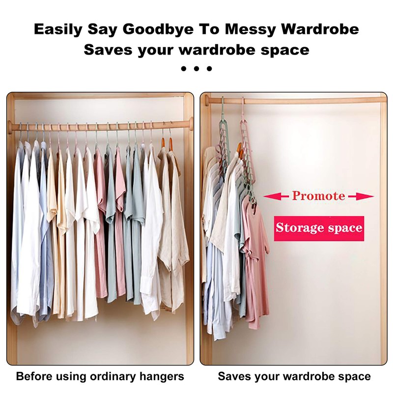 HEYHOUSE Closet Organizers and Storage,College Dorm Room Essentials,Pack of 6