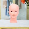 perfeclan Bald Mannequin Head,Manikin Head,Sturdy,Multipurpose for Wig Making,Cosmetology Training Head