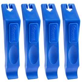 YunSCM 4-PCS High-Strength Plastic Bike Tire Levers, Portable and Multifunctional Bicycle Tire Levers,Tire Removal Tool for Road Mountain Bike Tires(Blue)