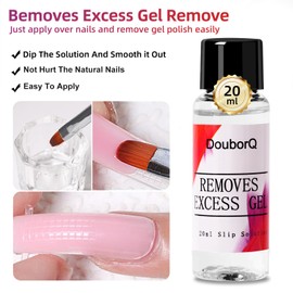Builder Gel for Nails,100g Sculpture Gel builder Gel Nail kit,Nail Forms, Brush,Slip Solution for Nail Thickening,Nail extensions DIY Manicure