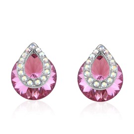 KRUCKEL Water, essence of life, origin of lives, natural, genius, glorious, pure, quiet, silence, peaceful, worry-free, everything is fine earrings made with Austrian Crystals–7061063