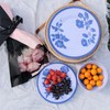 Melamine Dinnerware Set 12-Piece for 4 Dish Set Plates Bowls