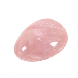 Coco Papaya Rosenquarz – Kieselstein poliert 60/80 g