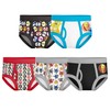 Power Rangers Handcraft Boys 2-7 5 Pack Brief, Assorted, 8