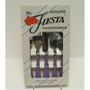 FIESTA LILAC SWIRL FLATWARE 5 Pc Set: "New 1995 Original