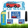 Mindsoft 5 Set Car Wash Sign Include 7 ft Feather