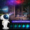 Immver Immver Astronaut Galaxy Star Projector Night Light with Remote