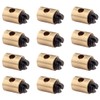 Pack of 12 Bowden Cable Nipple Brass Gas Cable Screw
