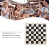 Chess Checkers Set 13.8in Board 2 in 1 Anti Slip