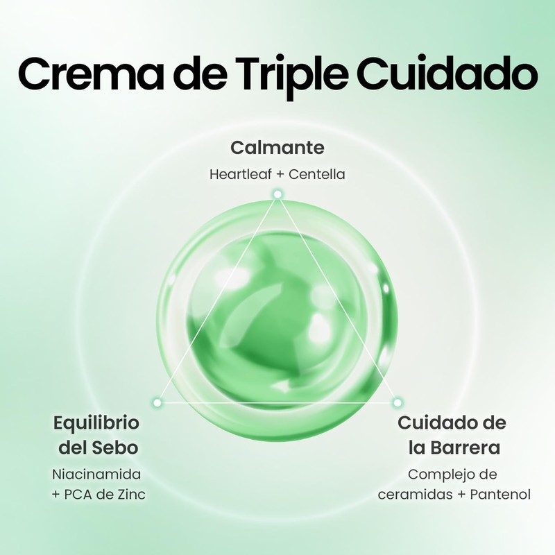 caraseoul Crema Hidratante Heartleaf Cica para Barrera Cutánea (50ml)