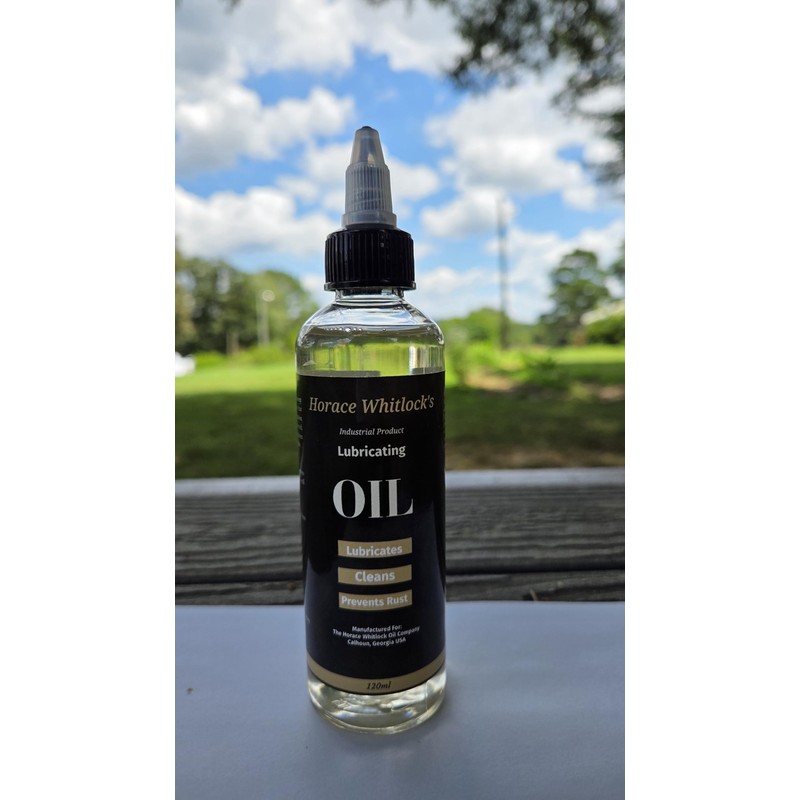 Horace Whitlock's Industrial Lubricating Oil, 120ml, Multi-Purpose Cleaner and Rust
