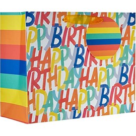JILLSON & ROBERTS Large Bags, Rainbow Birthday (60 Pcs)
