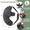 Rotator Cuff Pillow for Left/Right,Arm Shoulder Pillow,Dark Grey,L
