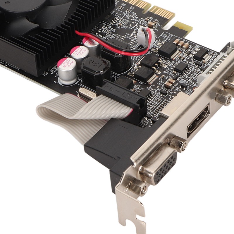 GT730 2GB GDDR3 Graphics Card Single Cooling Fan 64 Bit