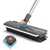 Floor Scrub V Brush with Long Handle 4 in 1