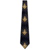Mason Compass Ties Mens Freemason Neckties Masonic Tie for Men