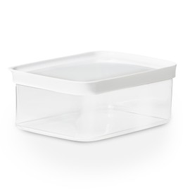 Emsa Optima N1142200 2 Litre Rectangular Dry Storage Container 100% Safe Hygienic Space Efficient Fresh Seal Transparent Design Snap Lock