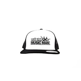 Ernie Ball mens Trucker Lifestyle Product, Black White