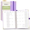 POPRUN Monthly Planner 2025-2026 Spiral Hardcover (6.25'' x 8.5''), 18
