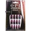 OPI OPI xPRESS/ON Swipe Night | Holographic Black Long Coffin