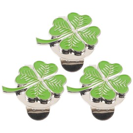 KOMBIUDA 3pcs Magnetic Golf Hat Clip Removable Marker Wear-Resistant Accessory for Golf Convenient Clip for Hats Belts and Pockets Great for