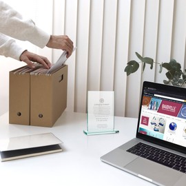 Baudville Engraved Trophy - Jade Glass - Award for Employees - Personalized Engraving Up to Three Lines and Pre-Written Verse Selection - (Medium Rectangle)