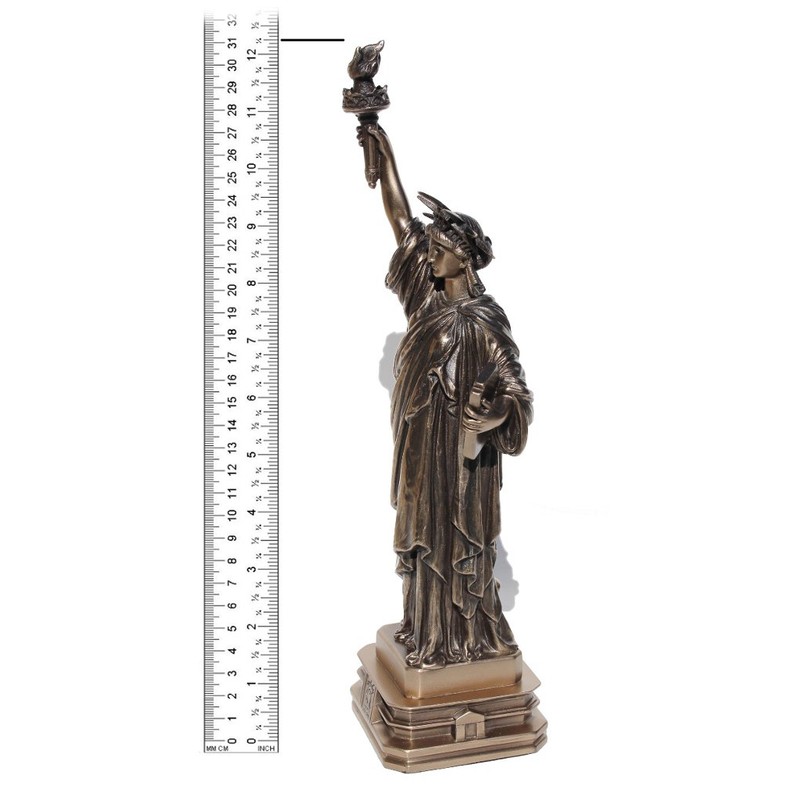 12.38 Inch The Statue of Liberty Cold Cast Bronze Sculpture