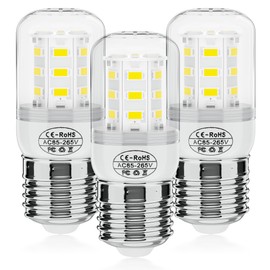 BOGDA Refrigerator LED Light Bulb KEI D34L Refrigerator Bulb Lights Replacement Fit for Frigi-daire Ken-More Fridge -3 Packs (3.5W 85V-265V E27 2700K White)