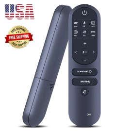 Unbranded Generic Replacement Remote Control for Ultimea Poseidon D60 5.1 Soundbar
