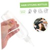 LALAFINA 10pcs Plastic Bottle Multipurpose Squeeze Bottles for Travel Hairdressing