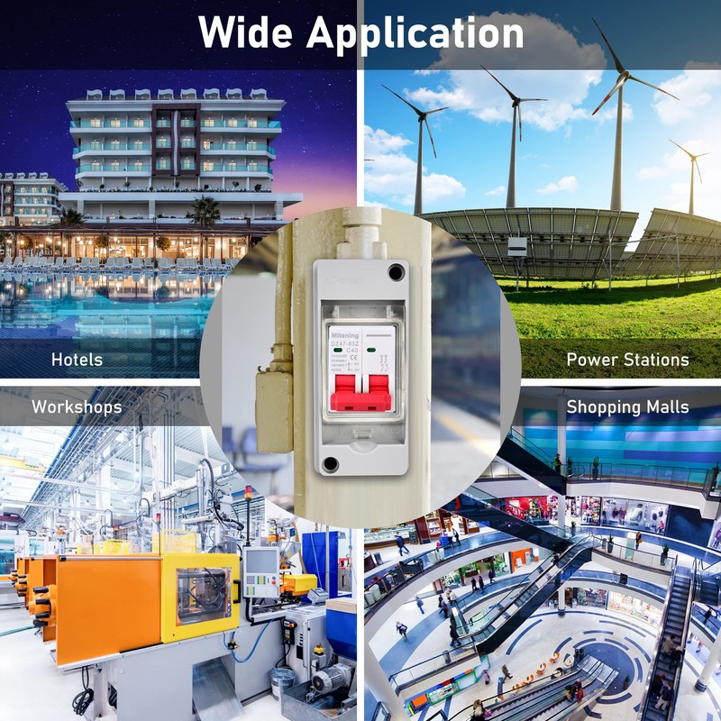 Surface-Mounted Fuse Box: Distribution Box Surface-Mounted, Fuse Box 2 Modules