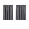 Valea Home Blackout Short Curtains Waterproof Soft Rod Pocket Kitchen