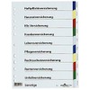 DURABLE Versicherungsregister/6741-27 DIN A4 farbiger Ablauf Hartfolie